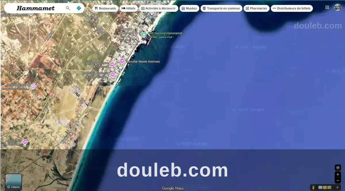 Terrain 5 hectares entre bouficha et hammamet à Tunis