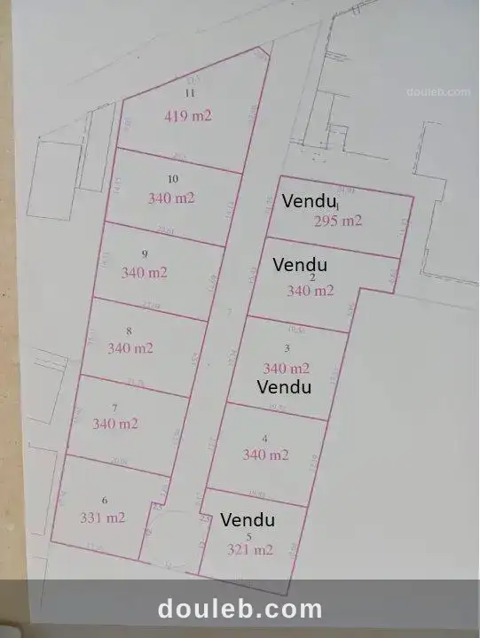 Des terrains à sidi salah à Tunis