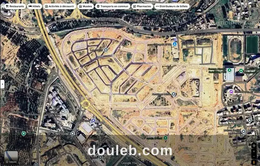 Lot 1500 pour construction foyer à côté technopole à Tunis