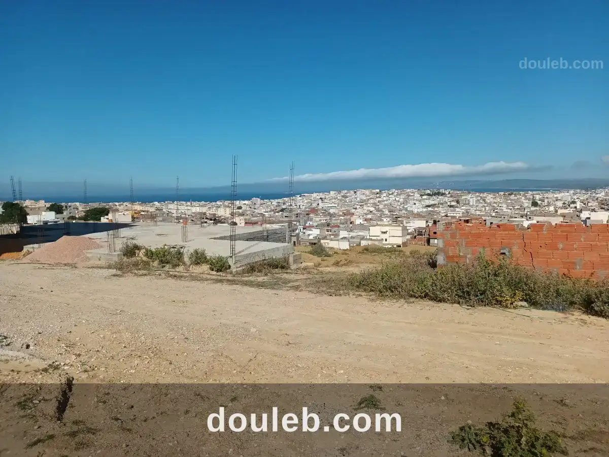 Terrain titré avec une vue mer à bizerte à Tunis