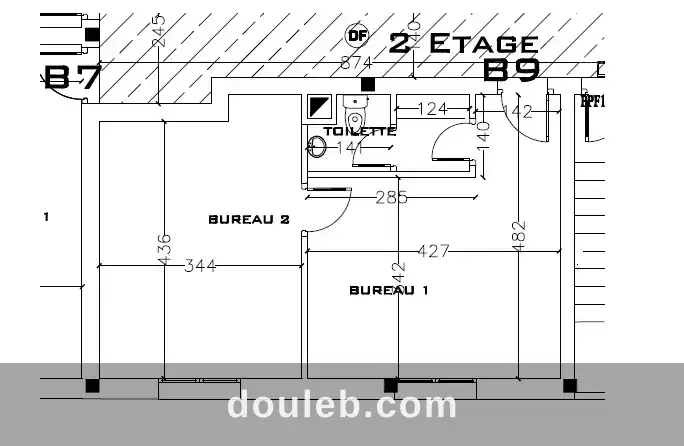 Bureau neuf sur av alain savary à Tunis