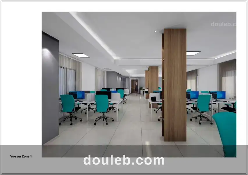 Bureau 275 m2 neuf haut standing au lac 1 à Tunis