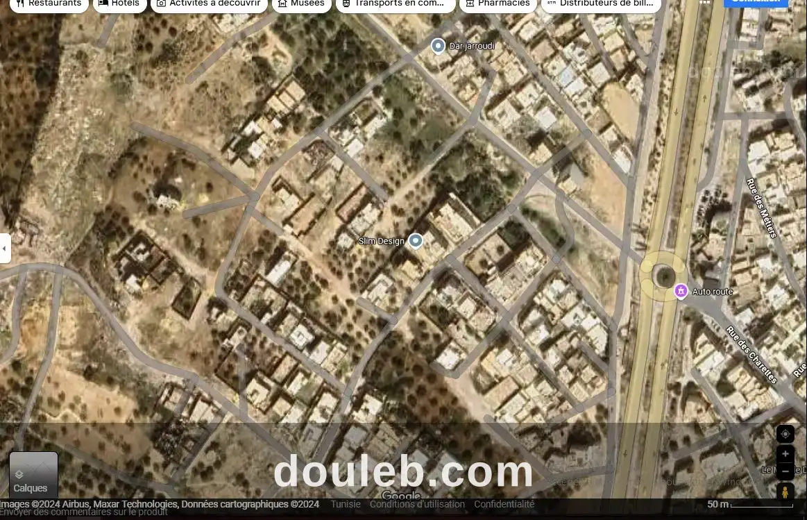 Terrain 364m zone des villas hammem sousse ghrabi à Tunis