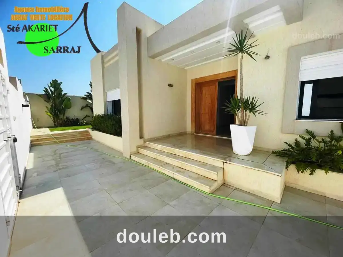 Villa plain pied prés de villa tilel chatt mariem à Tunis