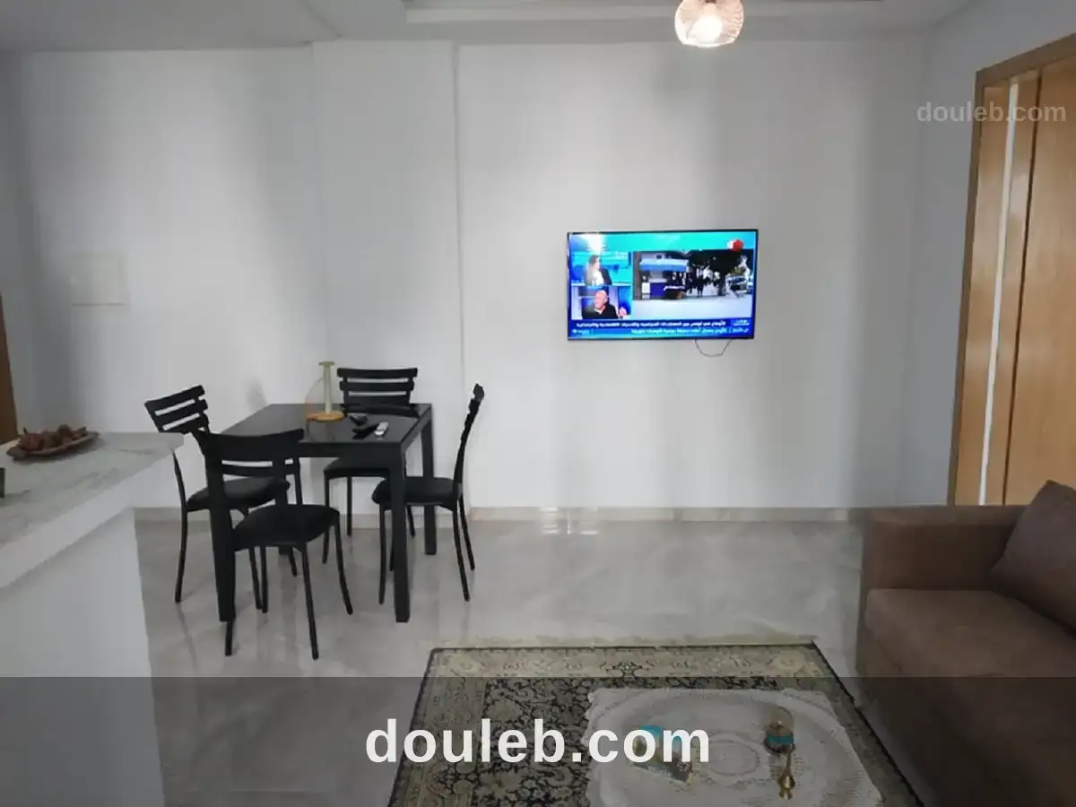 Appart haut standing meublé au rdc à Tunis