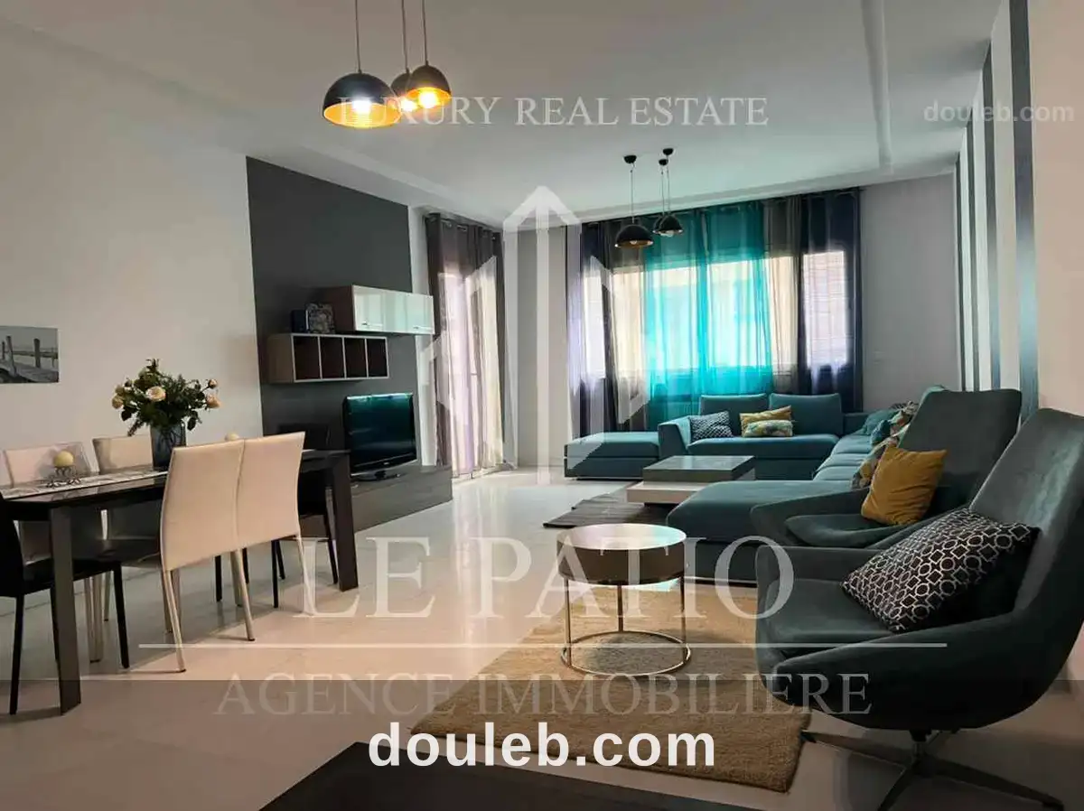 Appartement s3 meublé au lac2 à Tunis