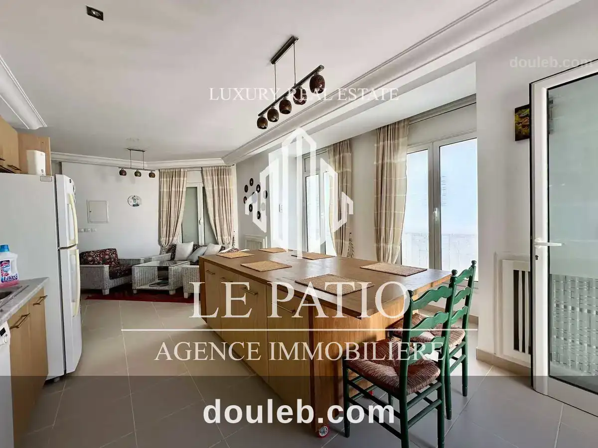 Appartement s3 meuble a la marsa ville à Tunis