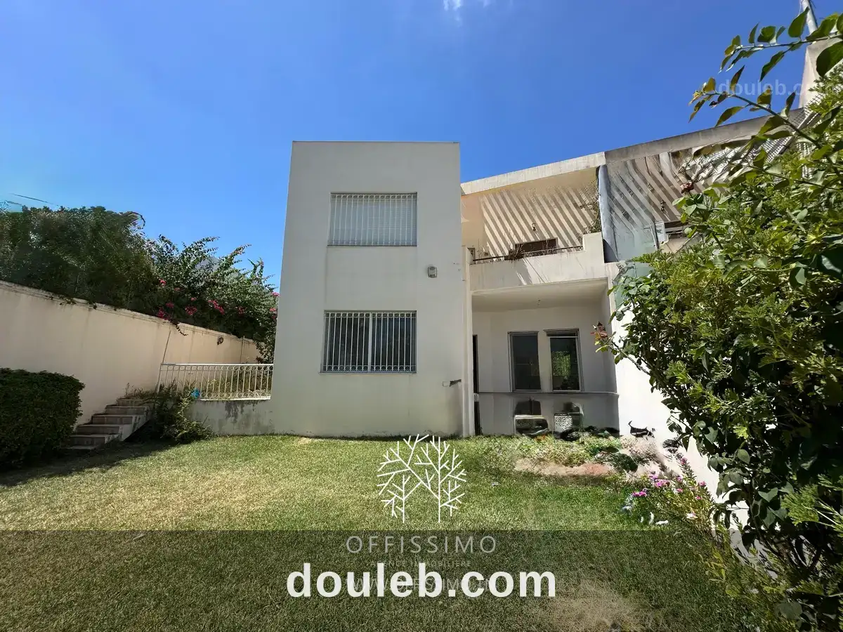 Villa avec jardin lac 2 usage habitation ou bureau à Tunis