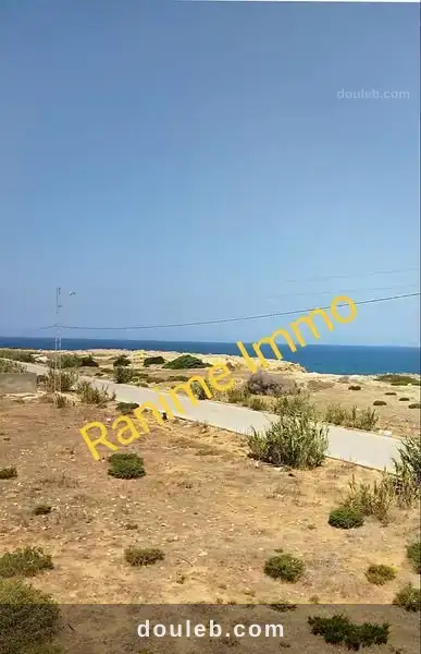 Terrain de 630m2 de vue dégagée à la mer à Tunis