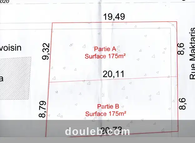 Une opportunité pour habitation à Tunis