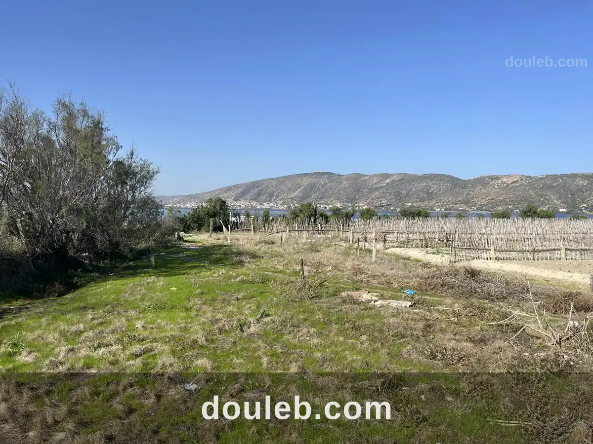 Terrain en bord de lagune à Tunis