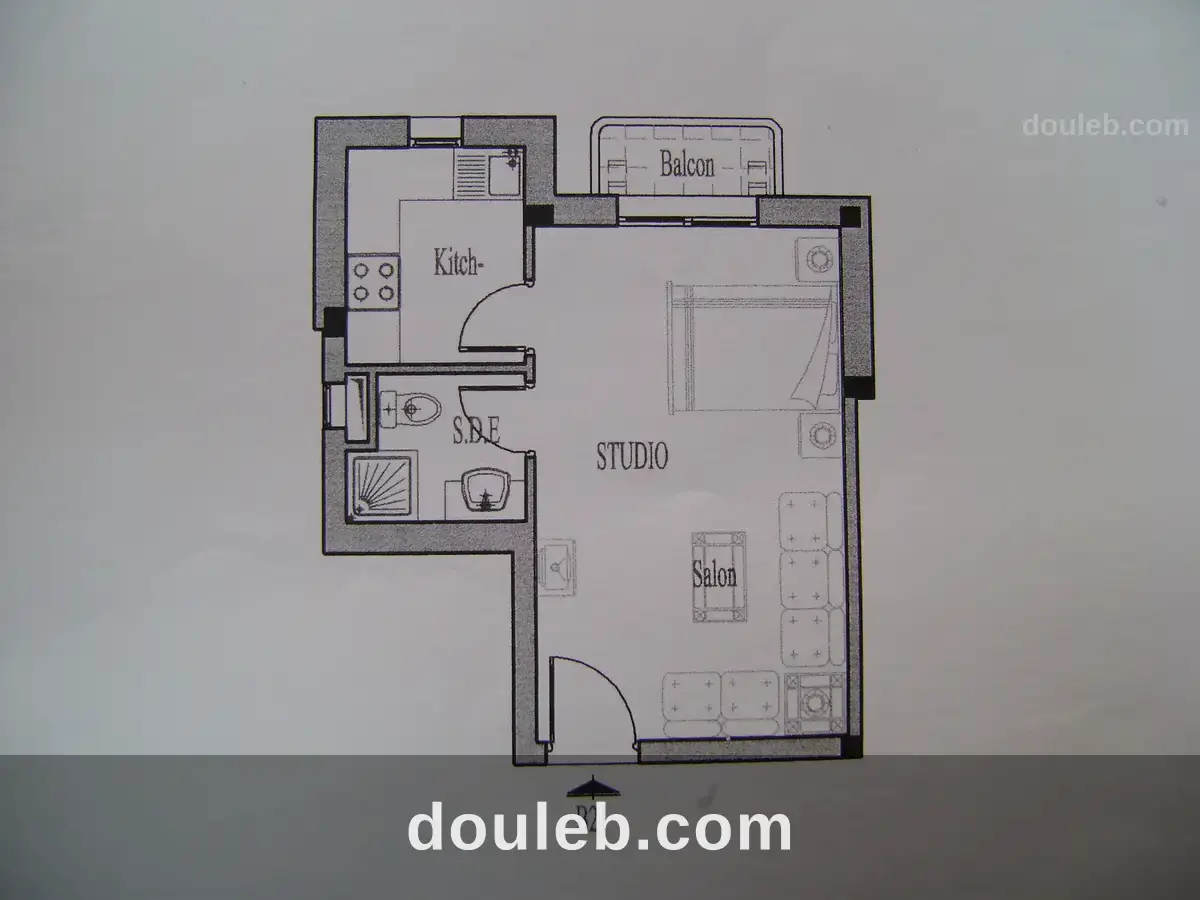 Studio s0 riadh andalous à Tunis