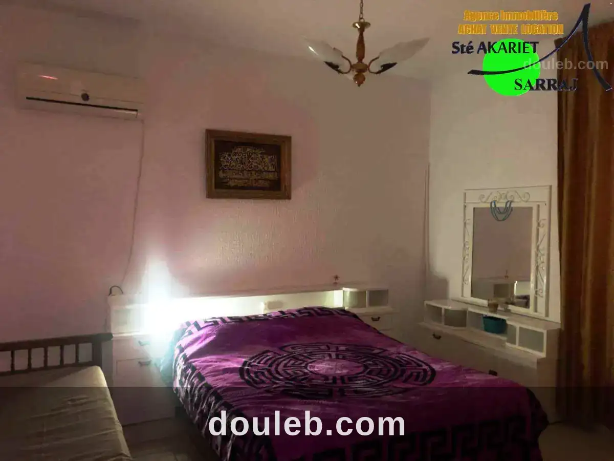 Terrain cloturé 471m avec studio à chatt mariem - Miniature 4