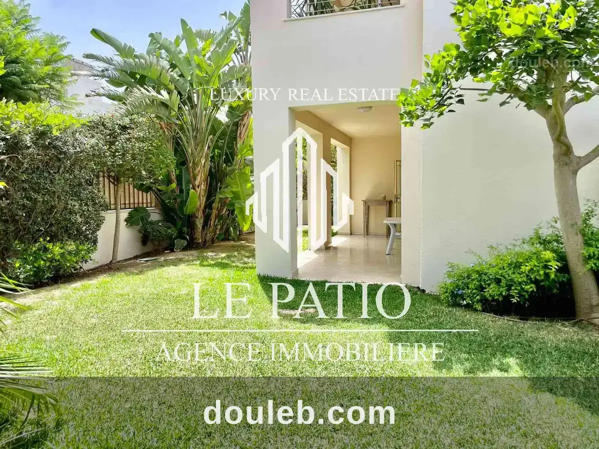 Appart s3 avec jardin a la marsa à Tunis