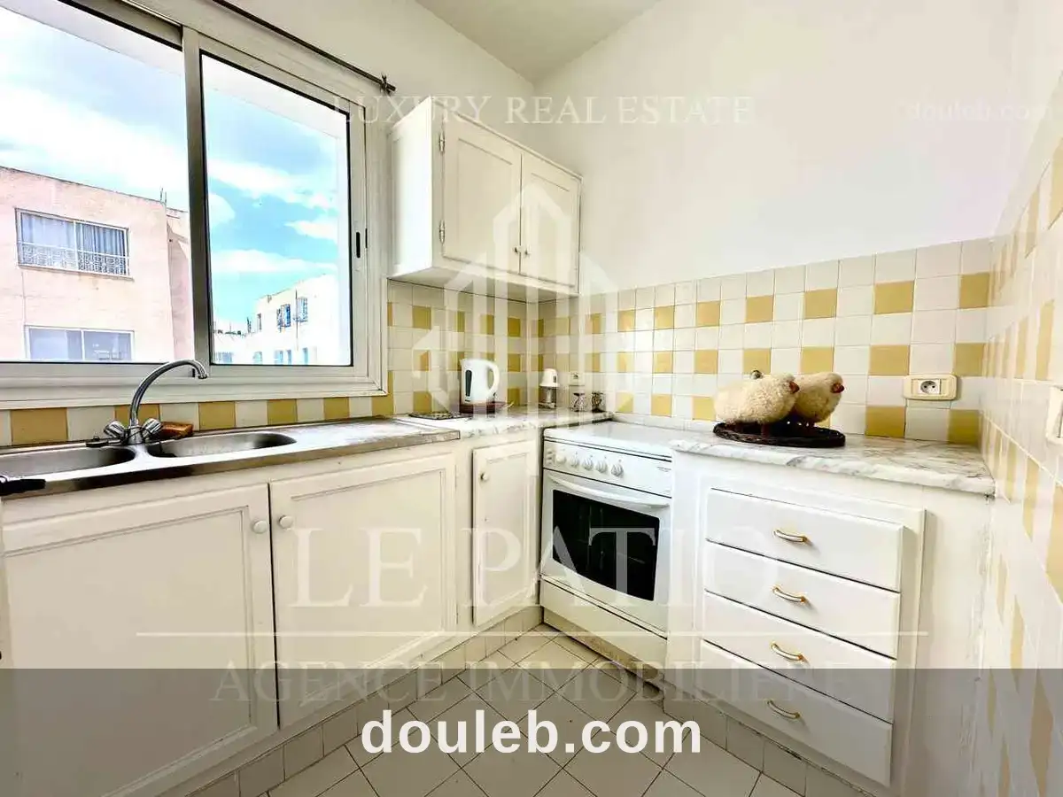 Appartement s1 meuble a la marsa avec jardin - Miniature 3