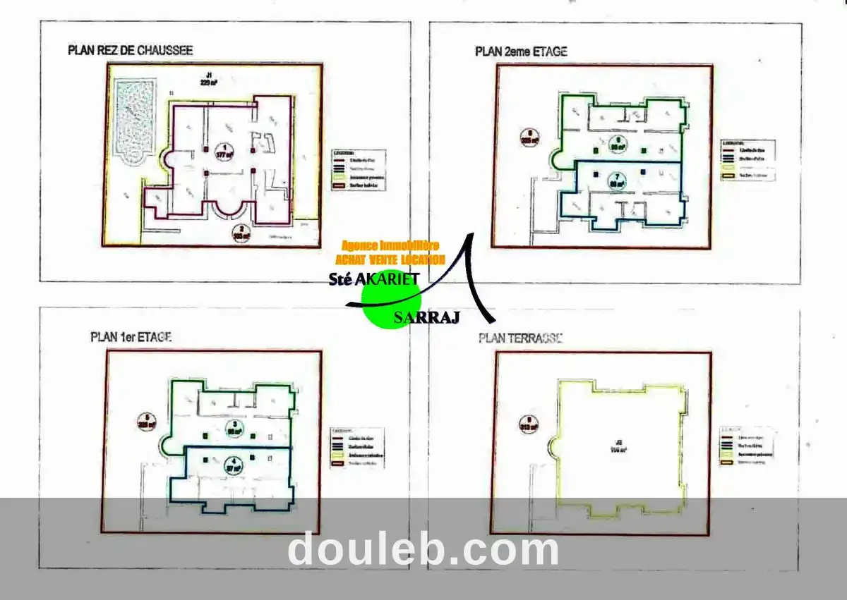 Villa avec piscine au 2ème position de la plage - Miniature 2