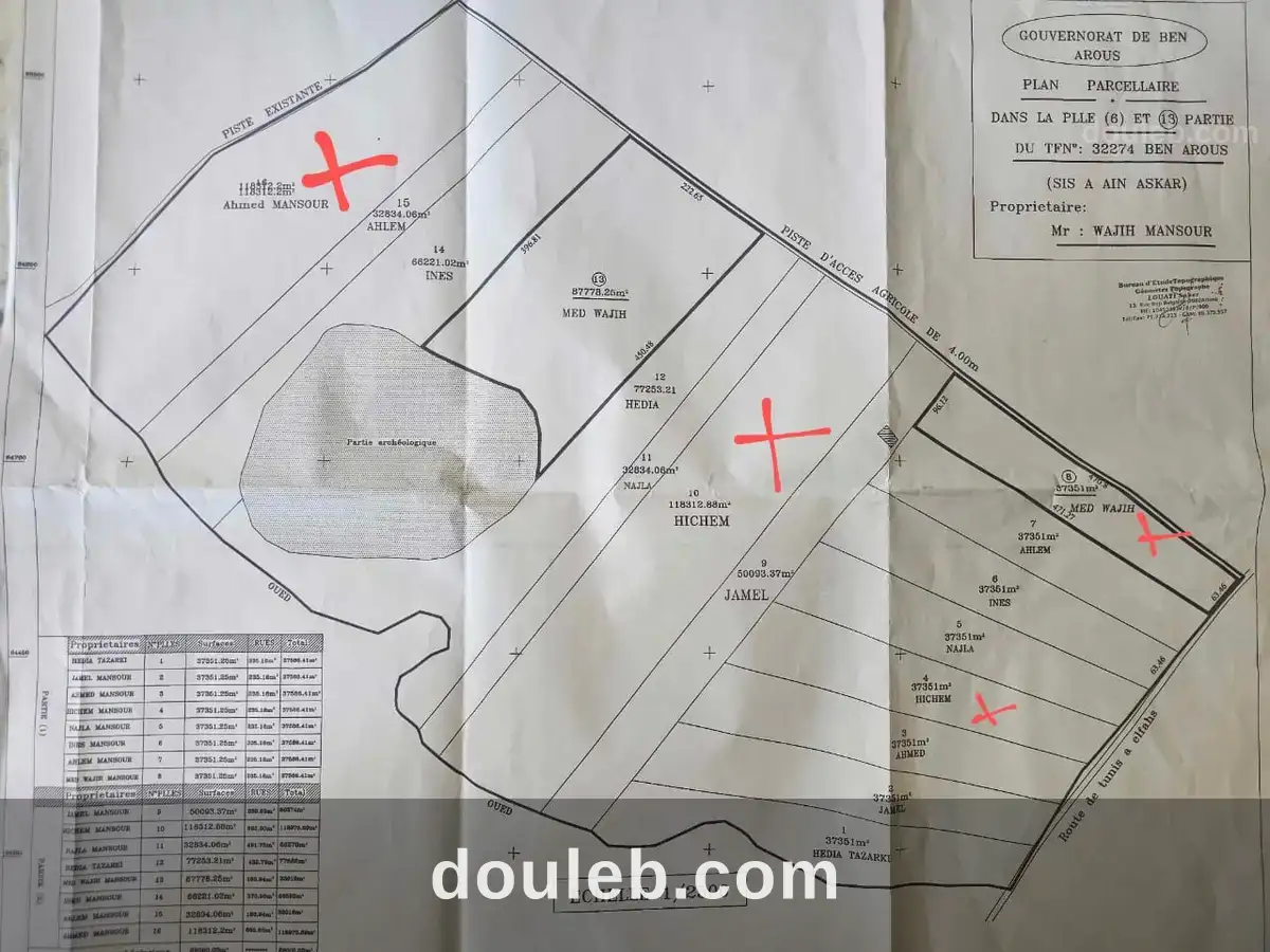 12 hectares nu 32 km de tunis - Miniature 3