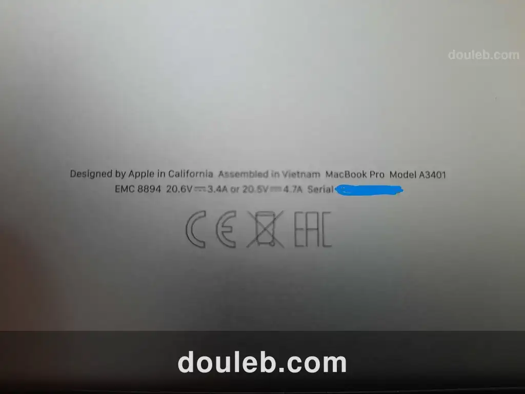 Macbook pro m4 model a3401 icloud - Miniature 3