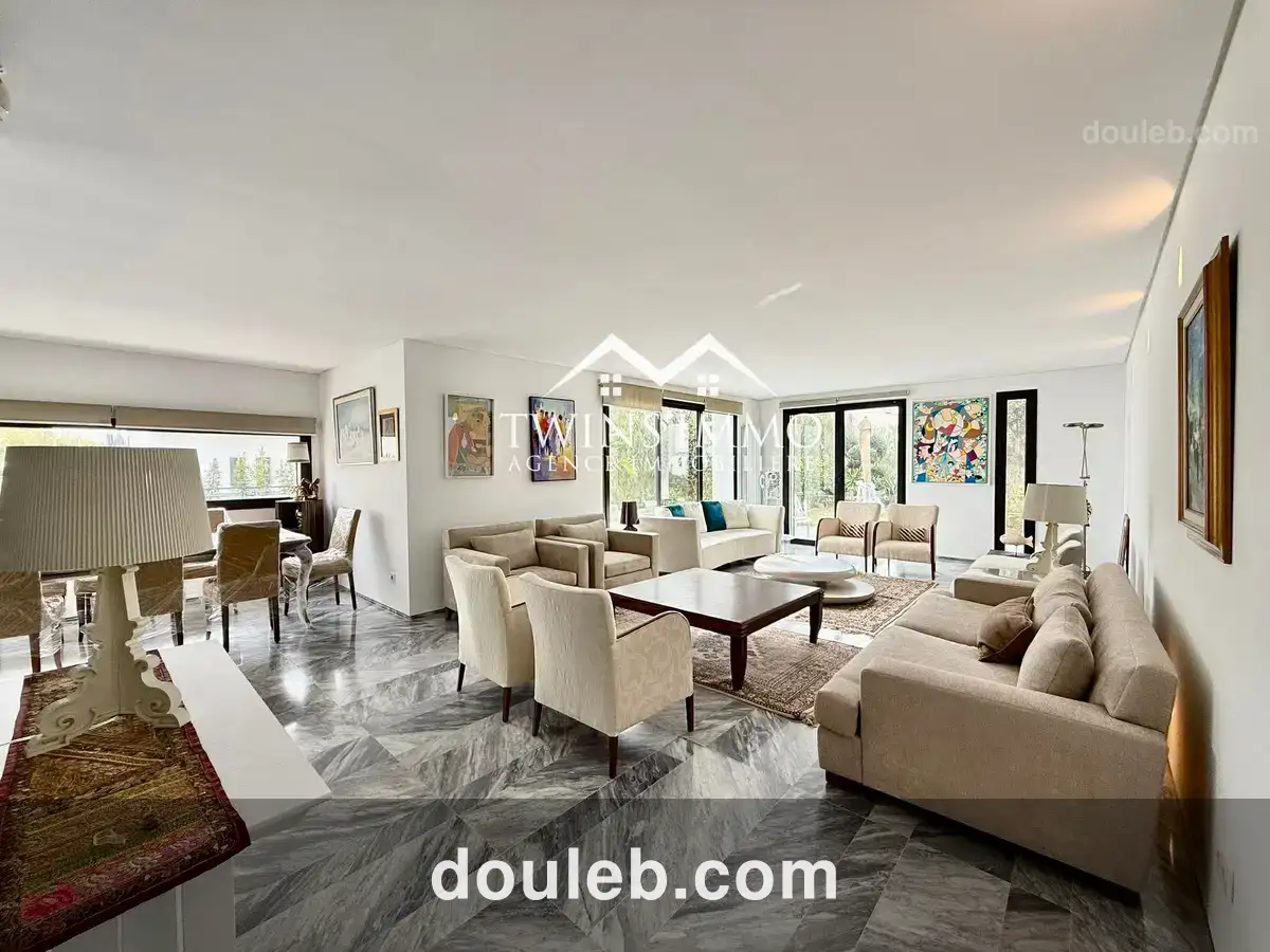 Triplex meublé avec piscine à gammarth - Miniature 2