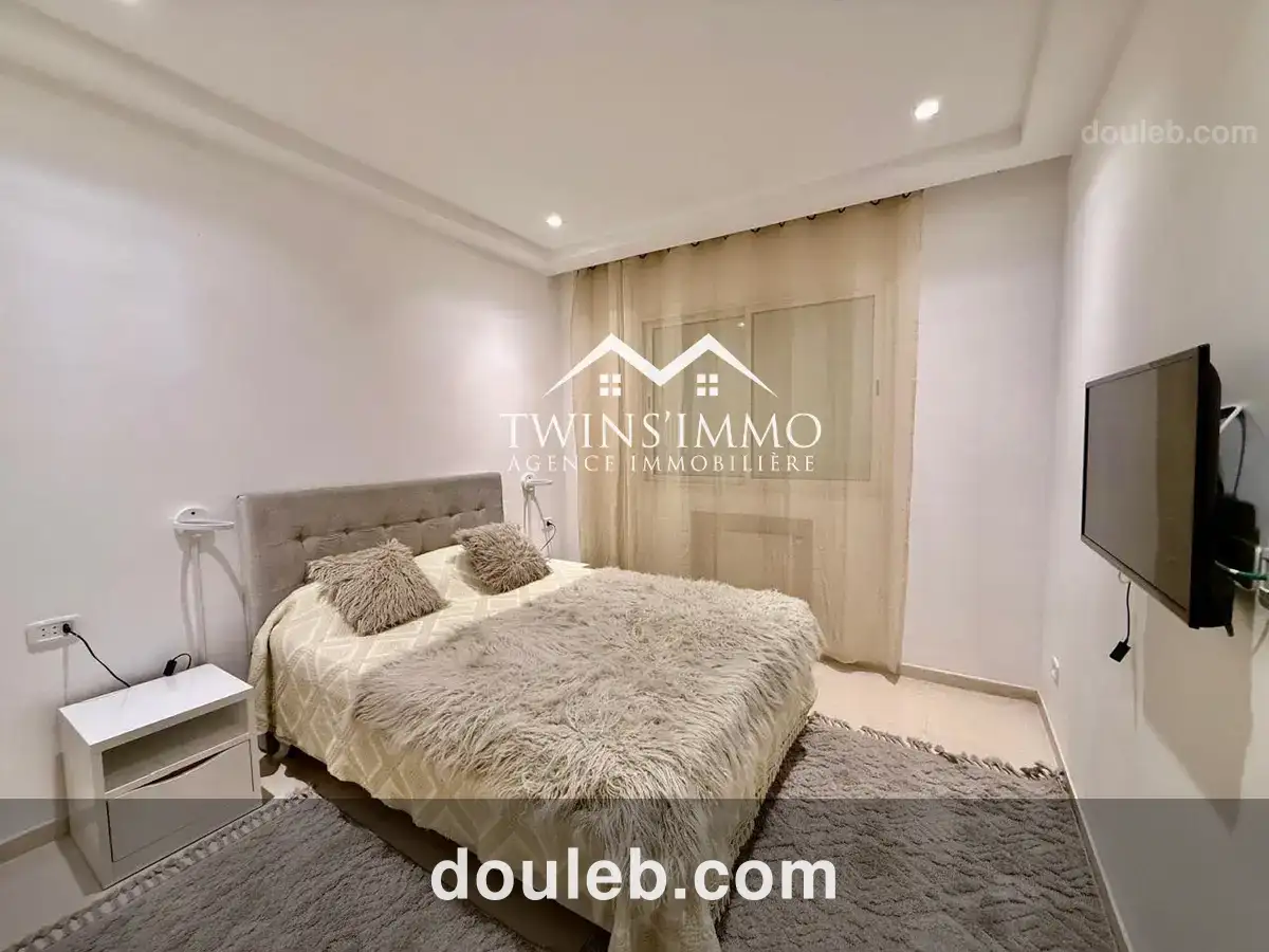 Appartement s1 meublé à ain zaghouan nord - Miniature 4