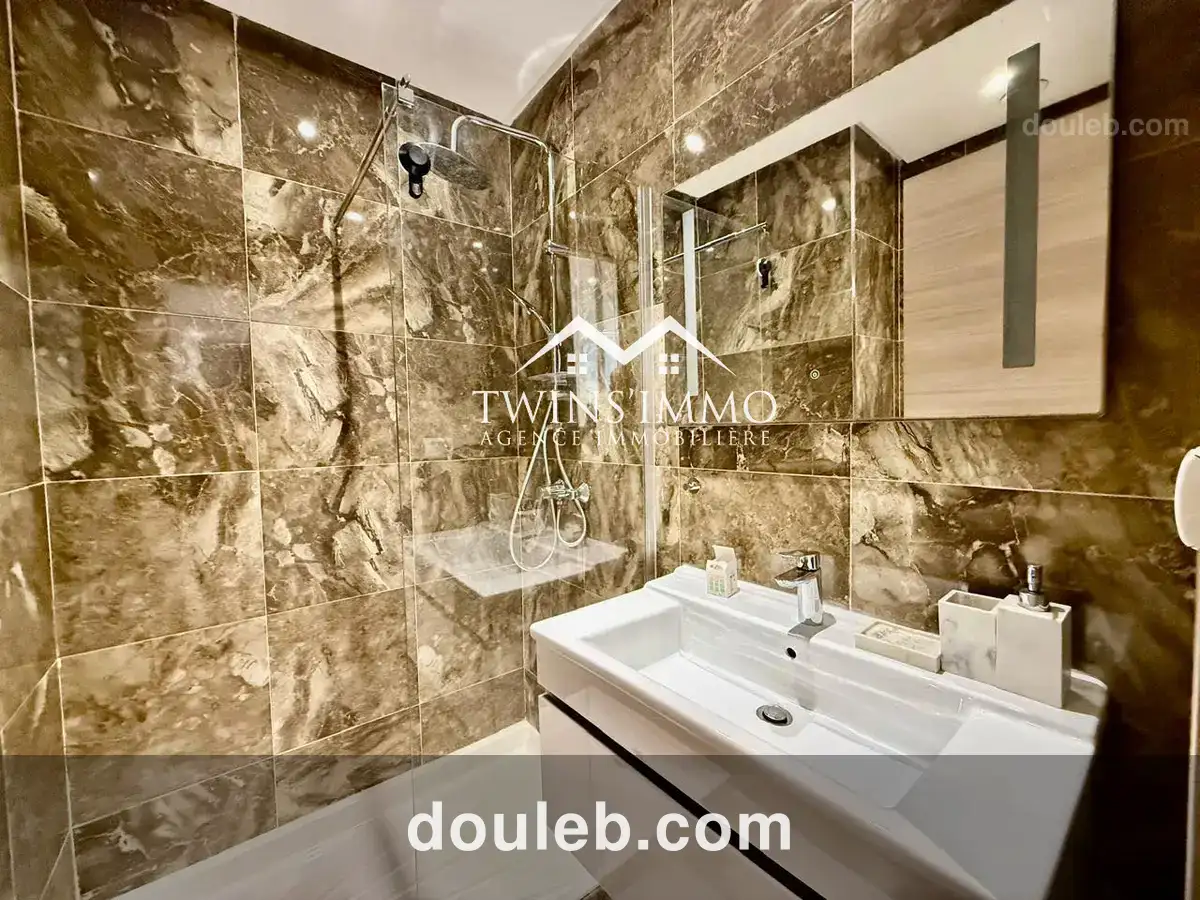 Appartement s1 meublé à ain zaghouan nord - Miniature 5