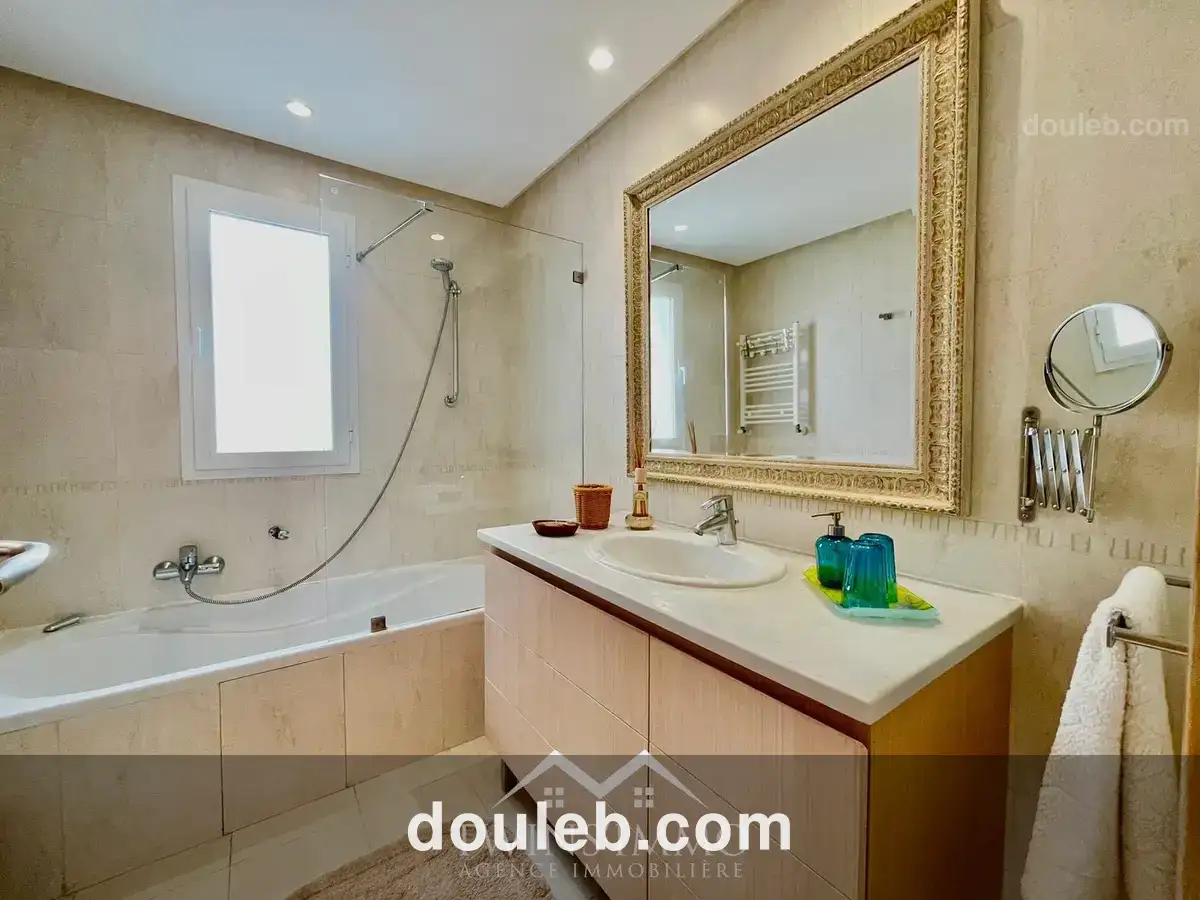 Appartement s3 meublé à marina gammarth - Miniature 4